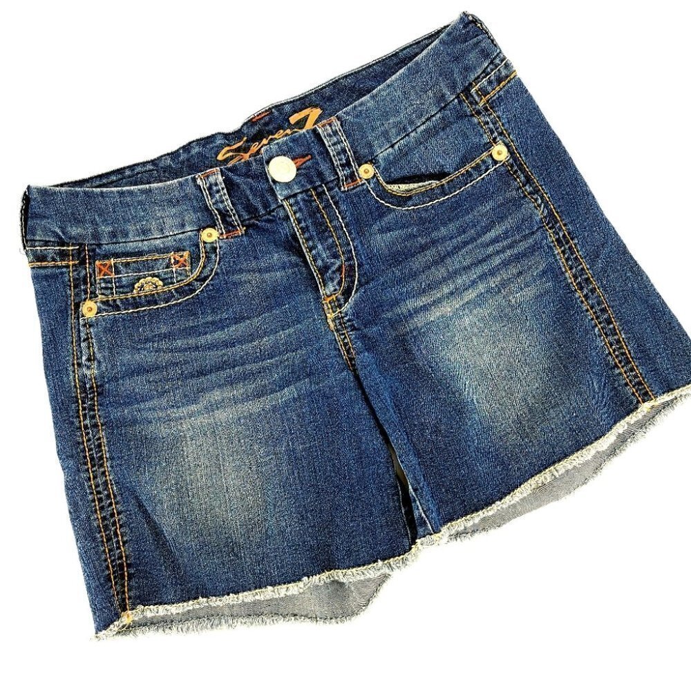 Seven7 Women's 10 Shorts Decorative Stitching Decorative Art Spacious Pockets